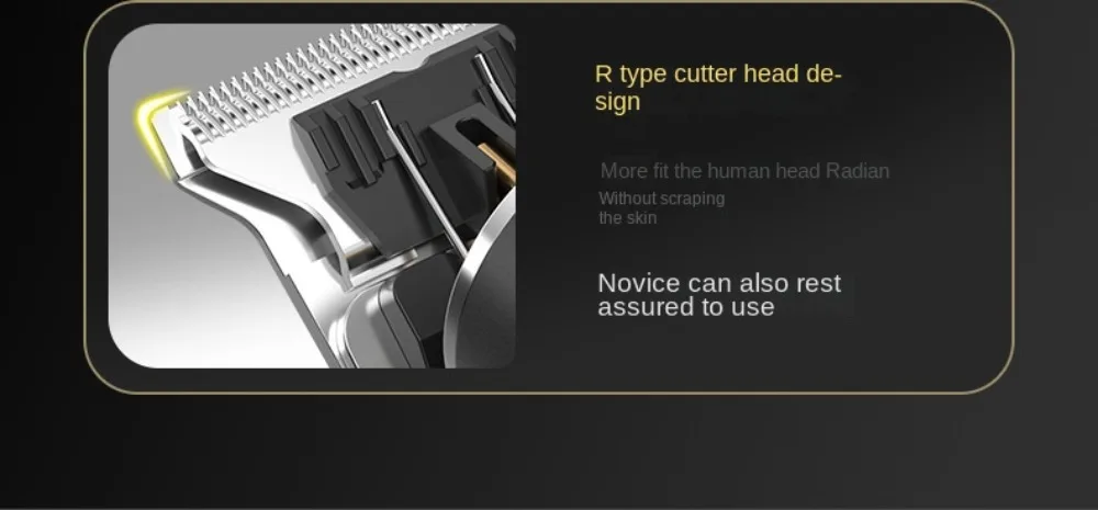Professional Electric Hair Clipper - Fast Charging Bald Head Trimmer with Oil for Carving Home & Barber Use
