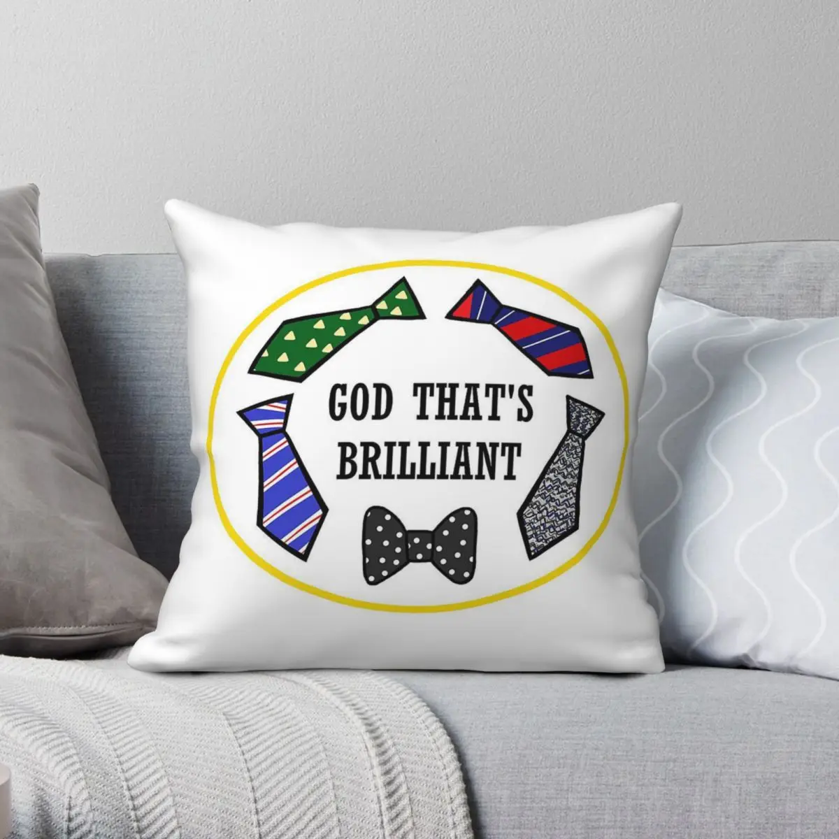 God That's Brilliant Operation Mincemeat Square Pillowcase Polyester Linen Velvet Pattern Zip Throw Pillow Case Home Cover 18