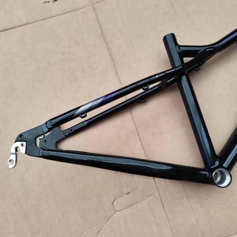 Aluminum Alloy 26 Inch Mountain Bike Frame Disc Brake Compatible Lightweight Durable Bicycle Frame for MTB Cycling Replacement