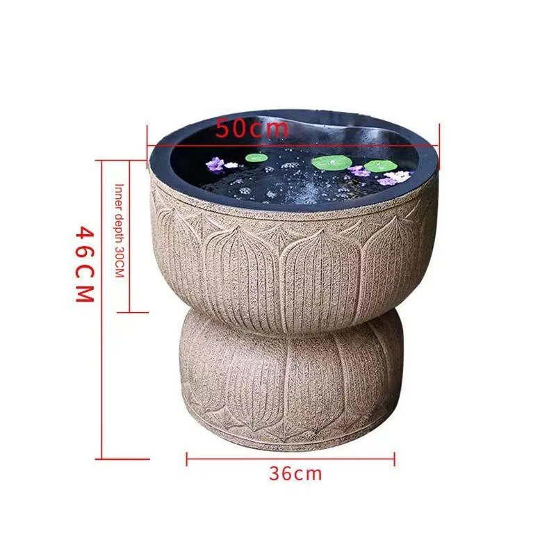 Courtyard outdoor mop pool balcony floor standing wash basin mop sink