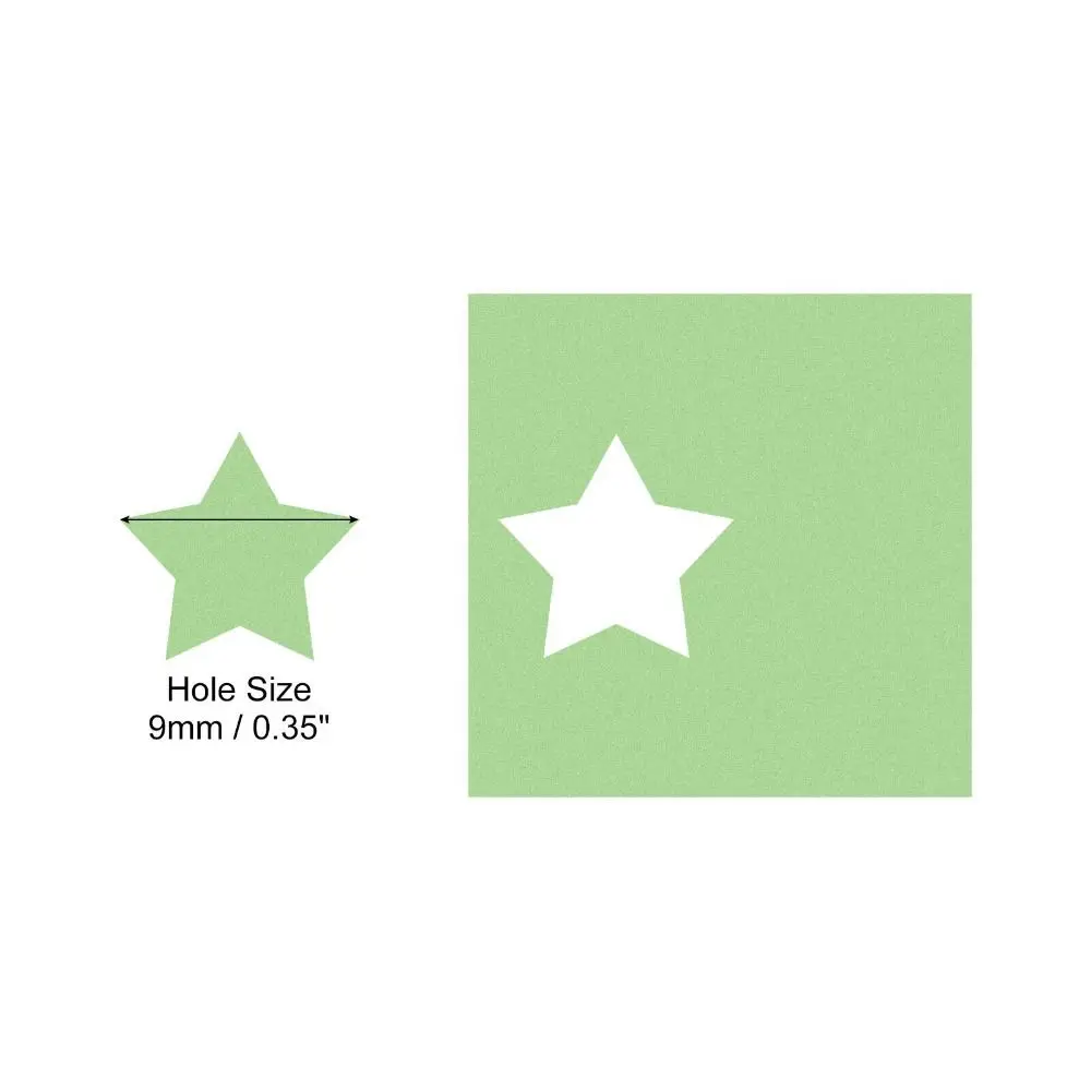 9-25mm Pentagram Hole Punch Children's Educational Scrapbooking Machine DIY Paper Cutting Craft Hole Punch