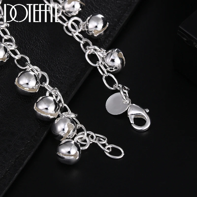 Bell Beads Bracelet Charm Fashion Beautiful High Quality For Women Lady Chain Silver Color Jewelry Wedding Party