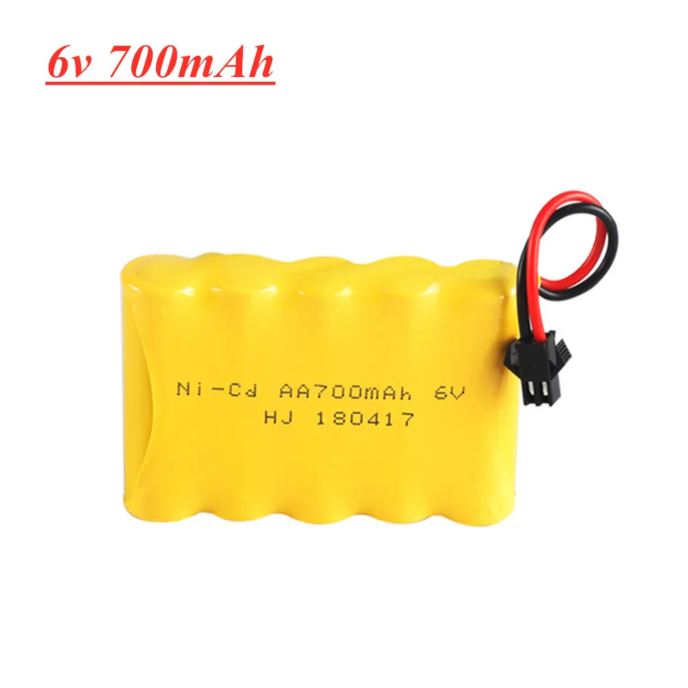 6v 700mAh/1400mAh/1800mAh/2400mAh/2800mAh/3000mAh Ni-MH Battery for Rc Toys Cars Tanks Robots Boats AA 6V NiCD Battery Pack