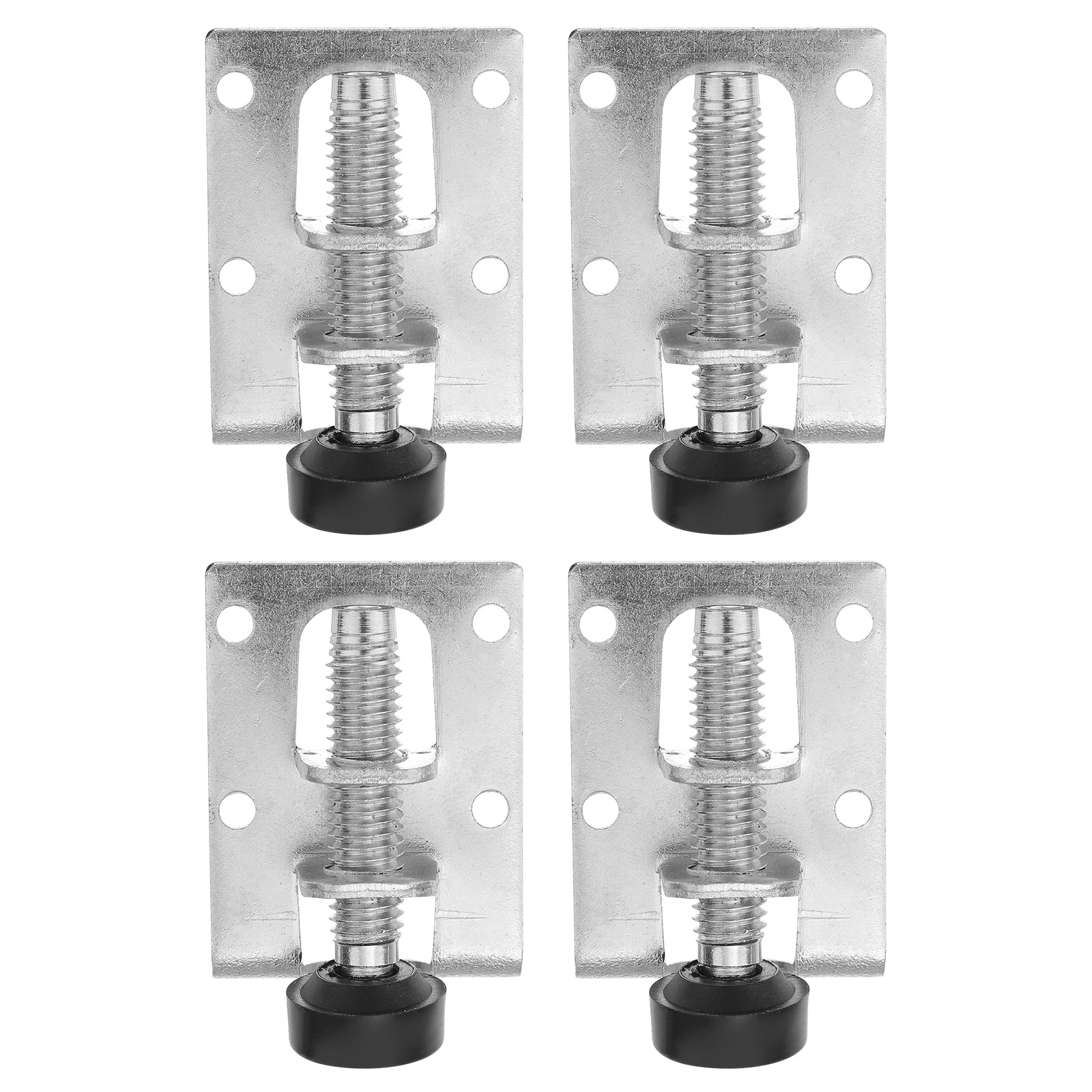4 Pcs Adjust The Foot Pad Adjustable Leg Leveler Furniture Accessories Cabinet Strainer for Feet Steel Load Levelers Mini