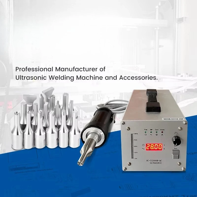

Auto Tracing 28KHZ 35KHZ Handheld Ultrasonic Spot Welding Machine for Sound Insulation Cotton in Auto Parts Car Panels