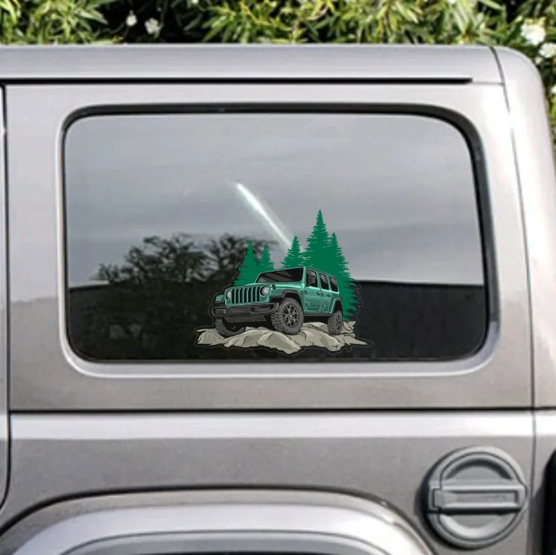 

Off Road Car Stickers Decal Vinyl for Jeep Wrangler Rubicon Extreme Adventure SUV