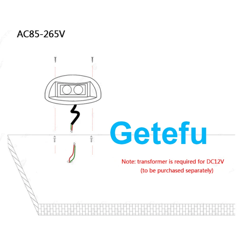 9W 6W 3W LED-Einbauleuchte für den Außenbereich, Untergrundbeleuchtung, Einbaustrahler-Set, IP67, DC12V-24V, Terrassenpflaster, Bodendeck, Treppenlampe – Detail 12