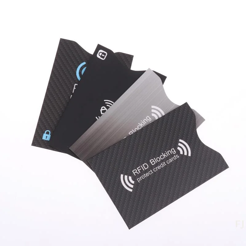 

One Piece Bank Card Case Cover; Anti-theft Secure RFID Credit Card Sleeve