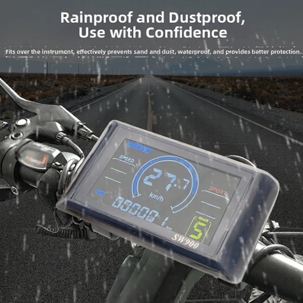 For SW900 Display Cover Featuring Waterproof Silicone Construction for Electric Bicycle and for Indoor Cycling Applications