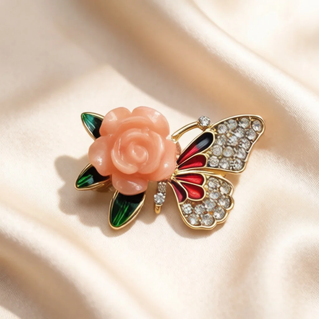 New Shoe Badge, Stylish Brooch, Bow Tie Accessory, Versatile for Dates, Shoe Decoration, Personalized, Best Matching, French Style, High-End, Bag Accessory, Light Luxury, Waterproof, Minimalist, Badge, Scarf Clip, European Retro, Neck Tie Accessory, Women's Suit Pin, Business Banquet Brooch, Brooch