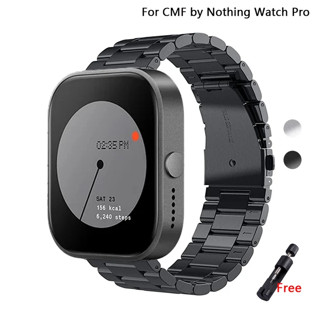 Metal Strap for CMF by Nothing Watch Pro Smartwatch Stainless Steel  Bracelet Watch Band for CMF Watch Pro - AliExpress