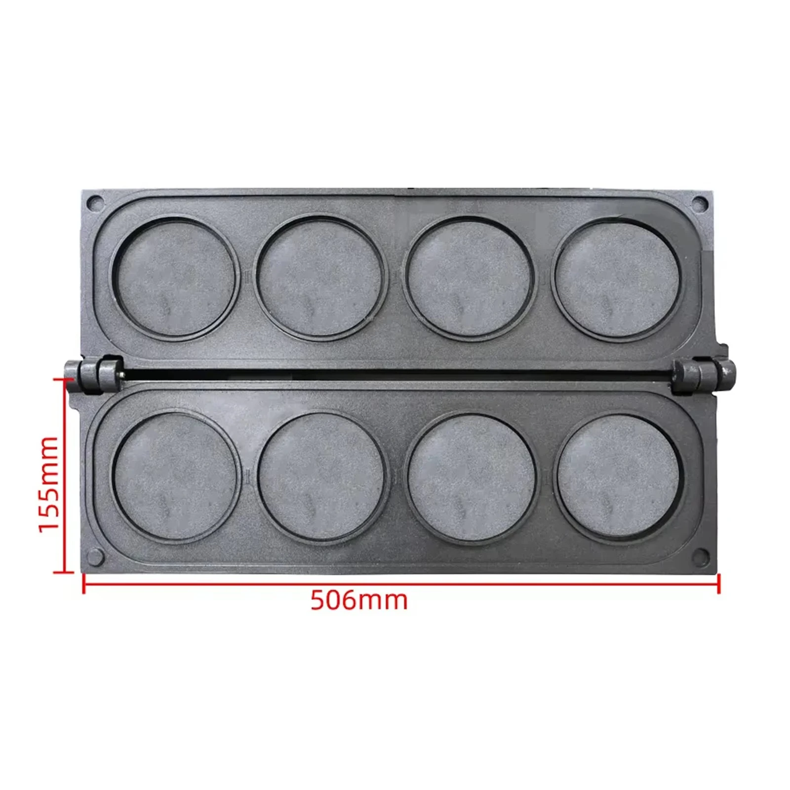 Industrial Commercial Customized Cheese Gold Coin Electric NonStick Waffle Iron Custom logo Waffle Maker for Outdoor Indoor Use