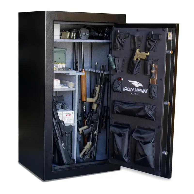 

36 Gun Safe Storage for Firearms, Multiple Capacity, Secure Locking Mechanism