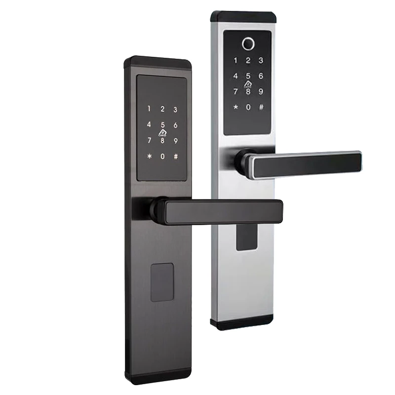 001 TTlock APP Smart Intelligent Door Lock with Password Fingerprint IC Card for Hotel Apartment Home Use Wood Door Steel Door