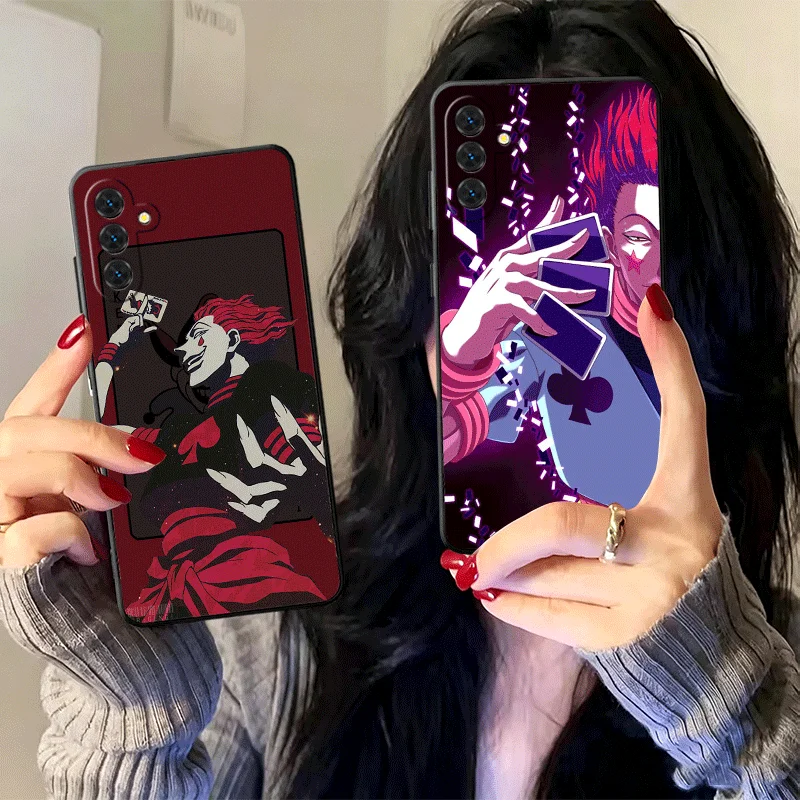 Soft Silicone Phone Case for Samsung A17 A16 A15 A14 A13 Hunter X-Hunters Hisoka Shell A57 A56 A55 A54 A53 A37 A36 A27 A26 A35 A