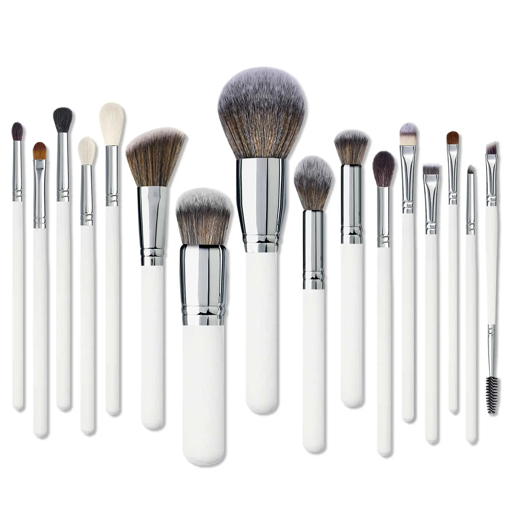 Biyouyi 8/12/16/26 conjunto de pincéis de maquiagem de cabelo de alta qualidade pintura solta pincéis e ferramentas de maquiagem de beleza multifuncionais