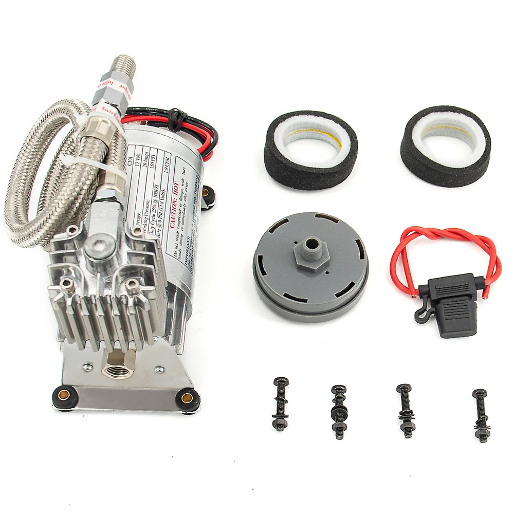 Universal 12V 150PSI Outlet 1/4 NPT Car Air Horn Pump Small Air Ride Suspension Compressor/Pump