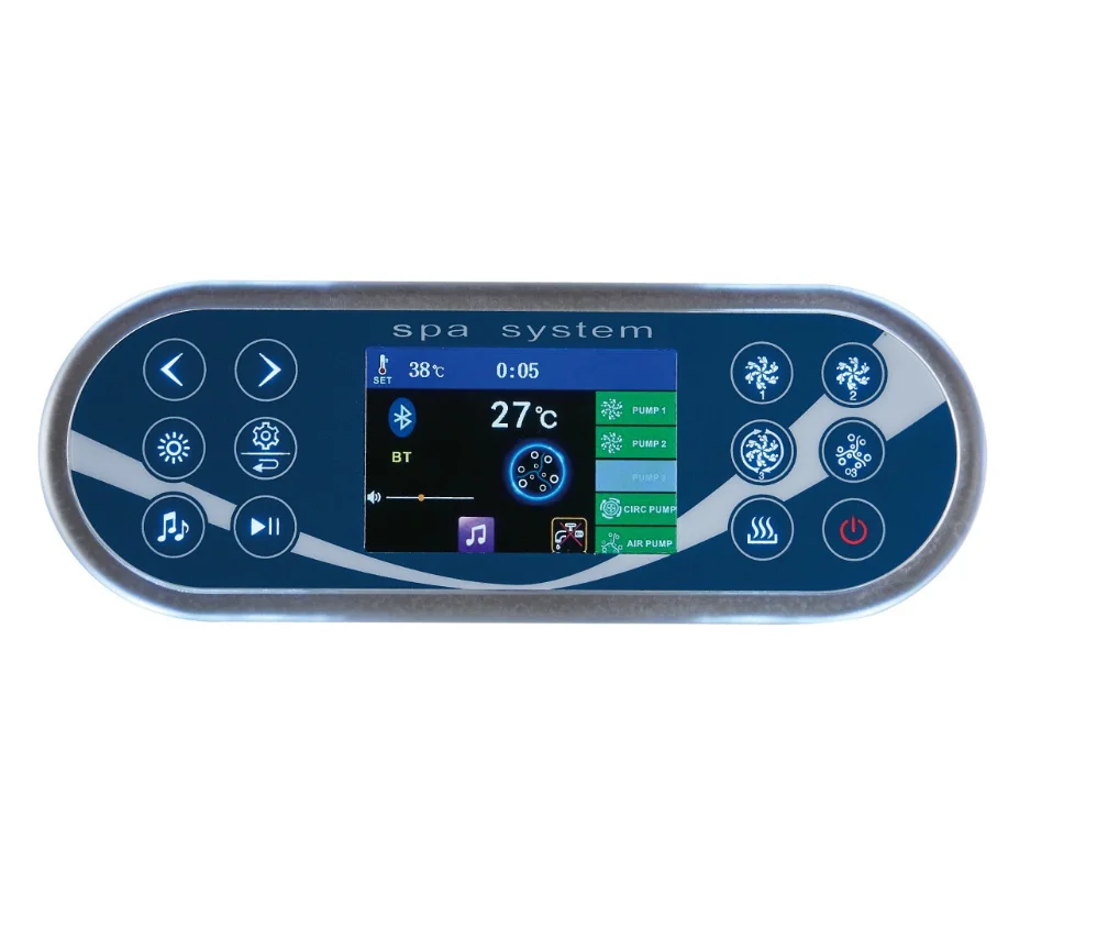 Whirlpool Touch Spa Control Panel for Bathtubs & Whirlpools Hot Tub Controller with WIFI and Bluetooth/Smart Life/Tuya