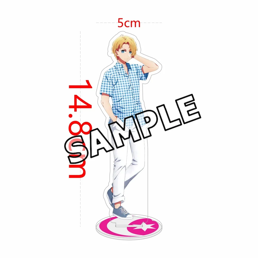 Anime Oshi no Ko,15cm Acrylic Stand,Figure Display Model Plate,Acrylic Keychain,Q version,Cute Room Decor Ornament