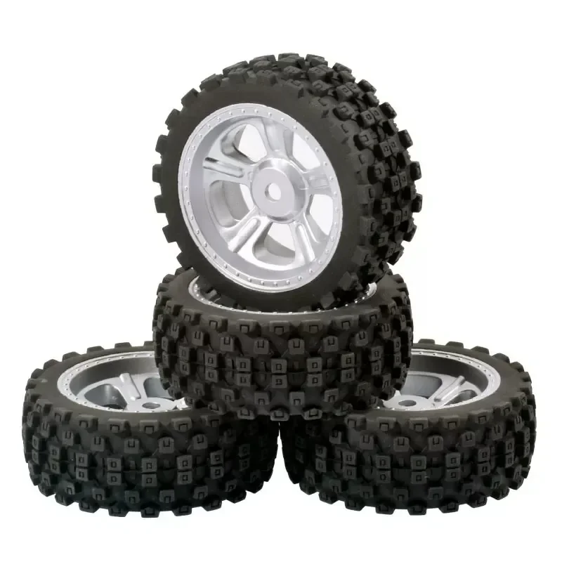 RC Wheel and Rubber Tires OD 70mm for Tamiya TT01 TT02 XV01 HSP HPI Kyosho Trxs WLtoys 1/10 On-Road Touring Car 94123