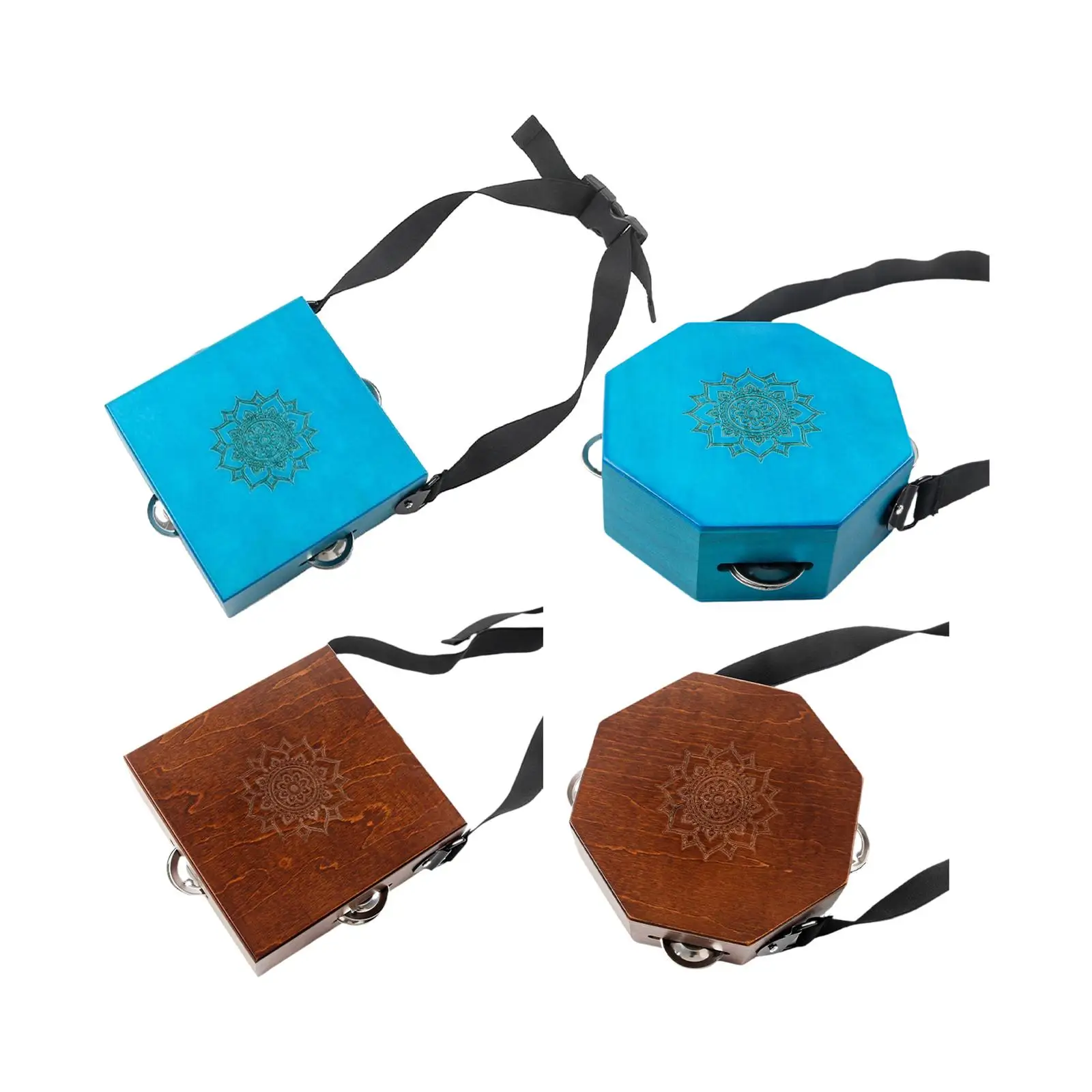 

Деревянный кахон ручной работы: мини-перкуссионный музыкальный инструмент с шейкером и ремнем для музыкальных занятий