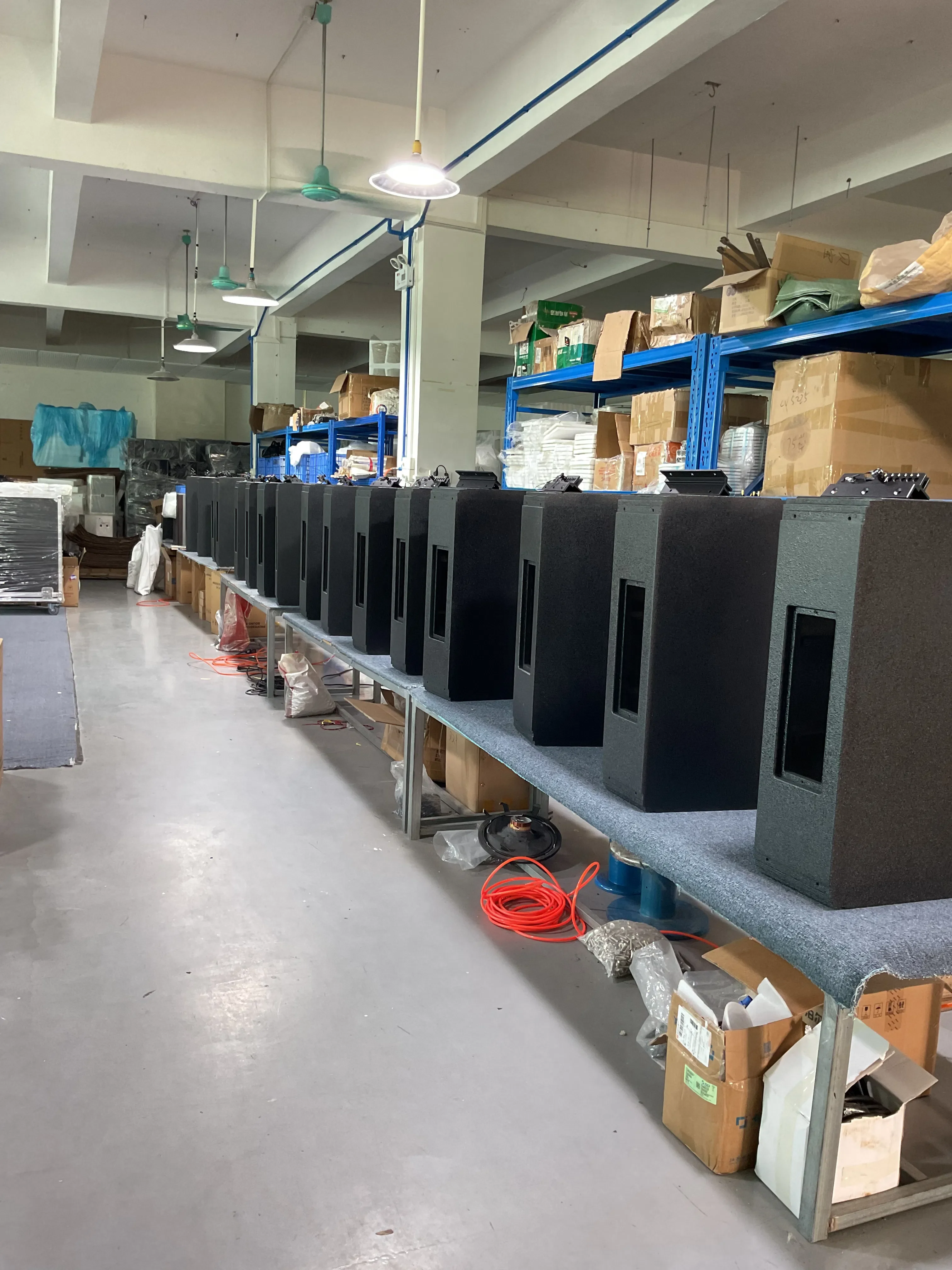 Dual 8 Inch Asy Active Line Array Speaker System Professional Stage Audio Device