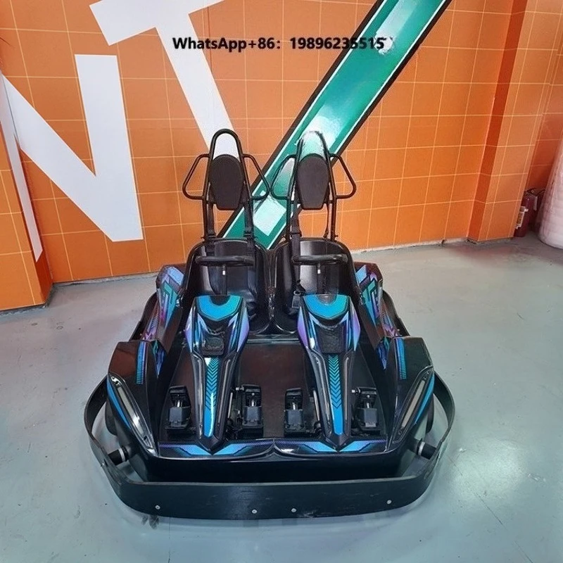 High Performance 200cc Go Kart with Powerful Engine and Upgraded Configuration for 2-Person Racing Fun