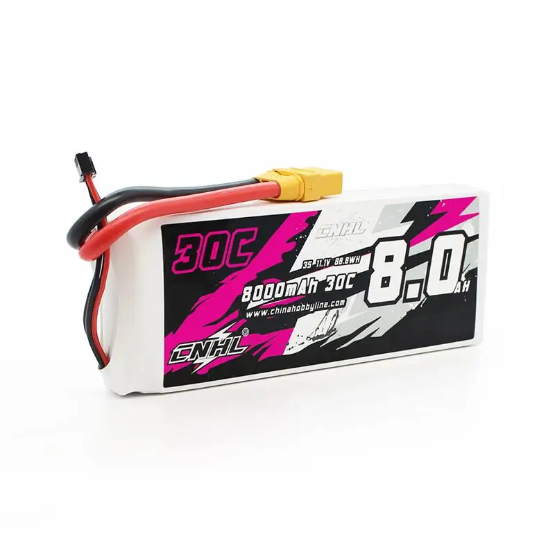 Soft Pack 8000mah 11.1v 3s 30c Lipo Battery with Xt90 Plug