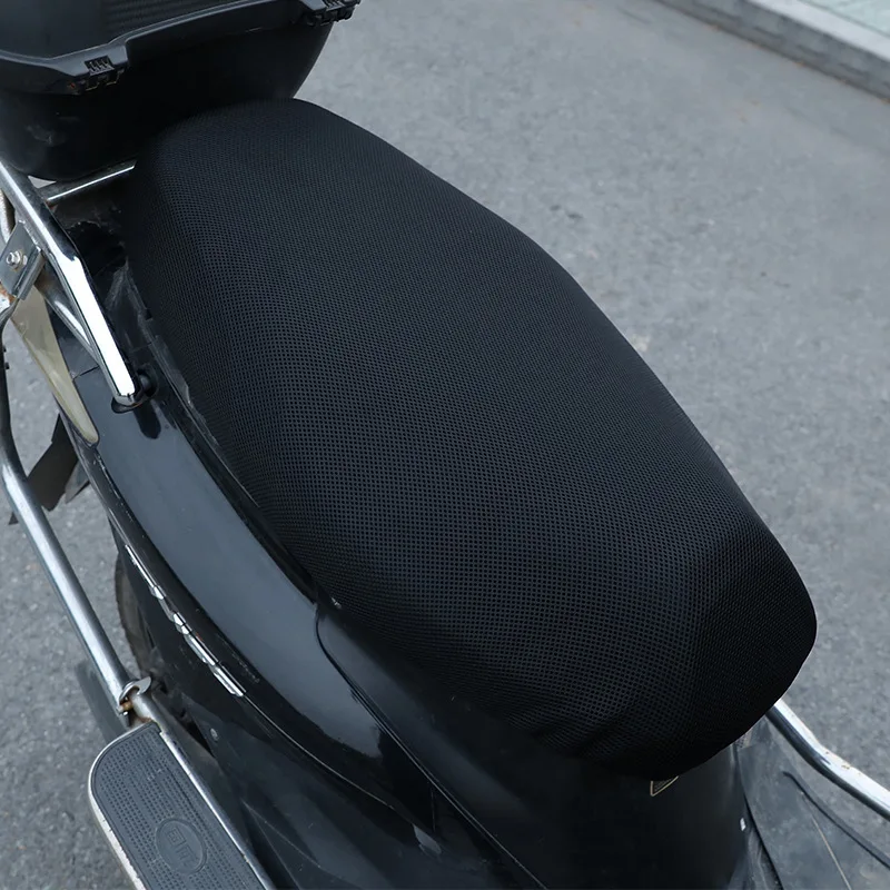 Motorcycle Seat Cushion Cover Heat Insulation Seat Cover Protector Case Pad Electromobile Heat And Waterproof Mesh Cover