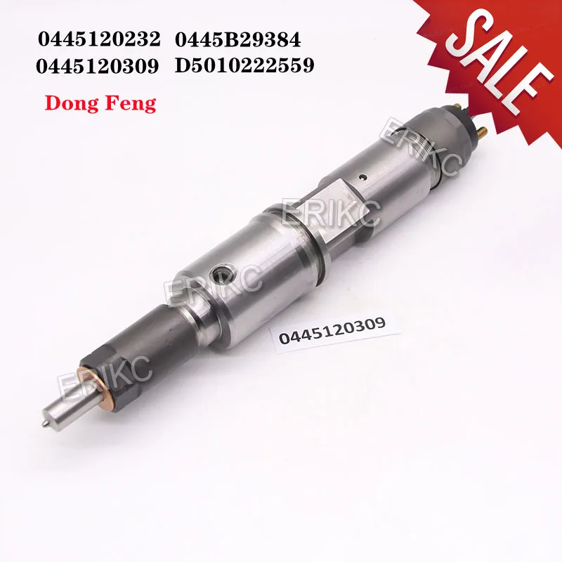 

ERIKC 0445120232 Original Top Quality 0445120309 0445B29384 D5010222559 Diesel Common Rail Injector for Dong Feng