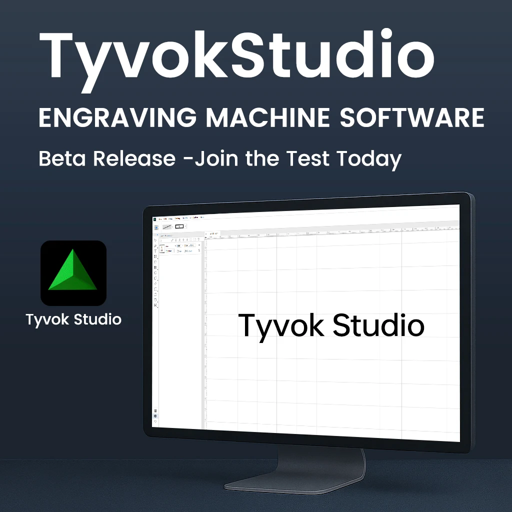 Software de control Tyvok TyvokStudio con controlador de cortador de grabado láser de todas las marcas compatible con viento 7/11 viento 10(64 bits)