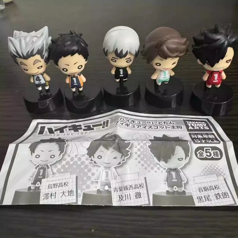 Original Haikyuu!! Gacha Toys Kita Shinsuke Daichi Sawamura Tetsurou Kuroo Kotaro Bokuto Anime Model Toys