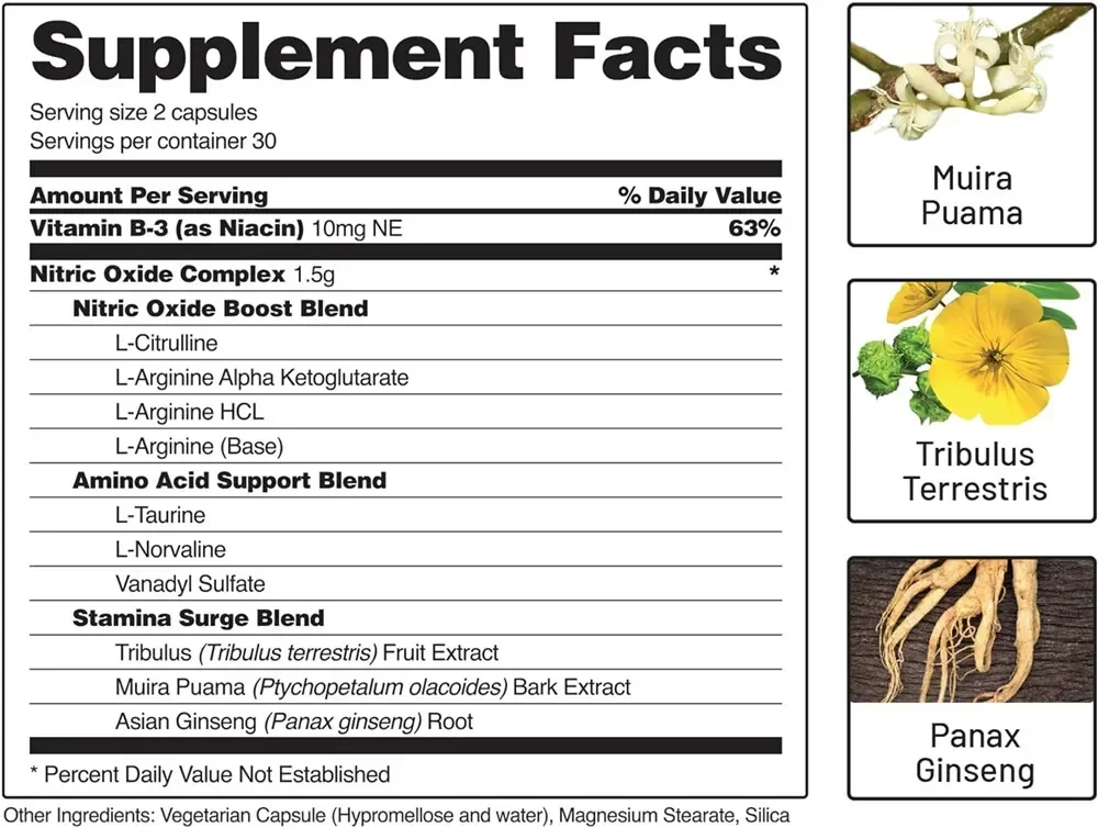 100% ORGANIC Nitric Oxide Booster