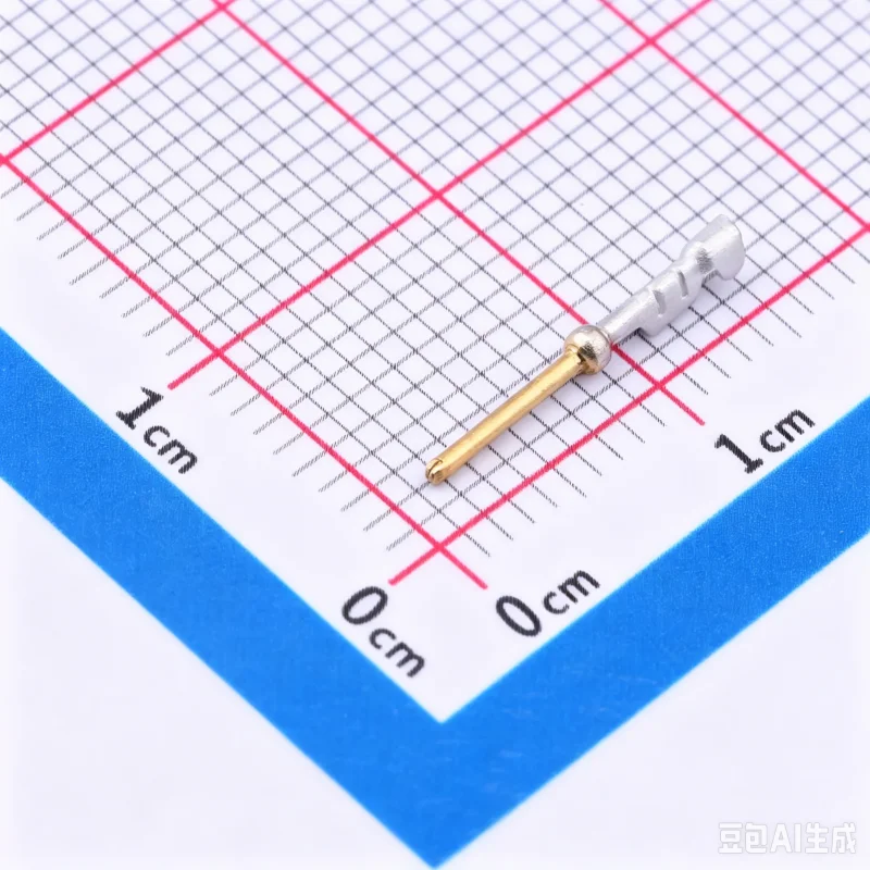 20Pcs/Lot Harting Original Genuine Copper Gold-Plated Stamping Pins Terminal Connector 09560008177 Male Pin 09560008277 Female Pin