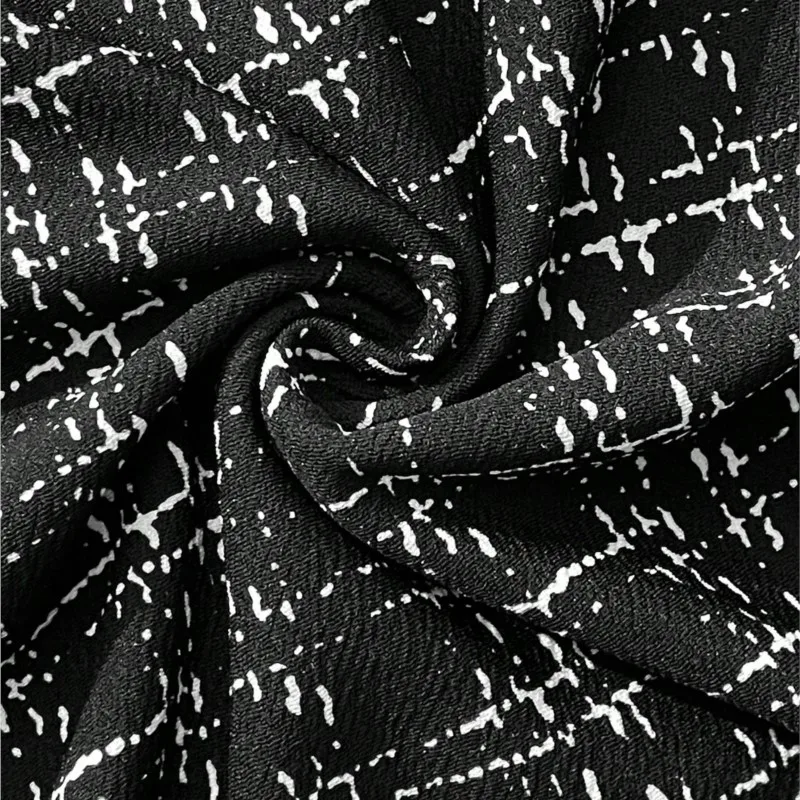 Office Lady Dress 2025 Spring And Summer Striped Plaid Round Neck Sleeveless Color-blocking Waist Pleated Midi Dresses For Women