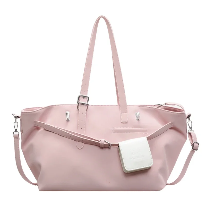 

Zipper Solid Interior Compartment Tote Bags Large Capacity Casual Women's Handbags 2026 Hot Sale Sewing Thread Bags for Women