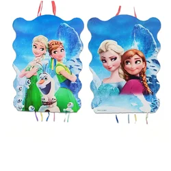 Disney-Decoración de fiesta de cumpleaños con temática de Frozen, Elsa, Anna, princesas, piñata para niñas y niños, adornos para Baby Shower, bricolaje, 1 ud./lote