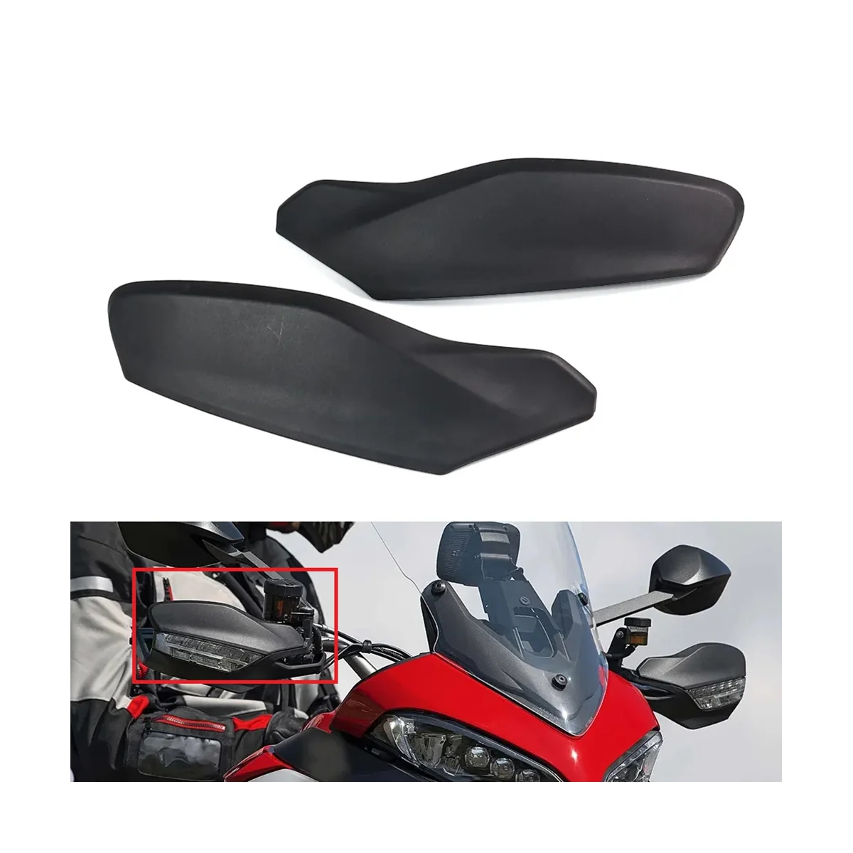 Motorcycle Upper Handguards for Ducati Multistrada 950 V2 Multistrada 1200 1260 Hand Guards Fairing Kit Protector