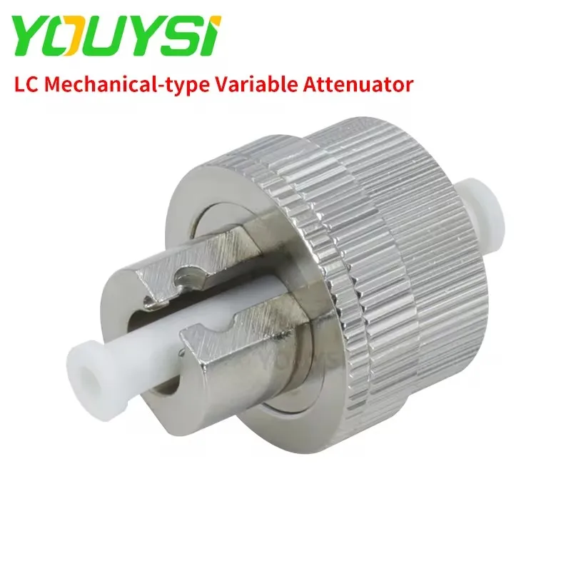 

YOUYSI LC 0~15dB Mechanical Adjustable Optical Fiber Attenuator Adapter Flange Connector Coupler Special Wholesale