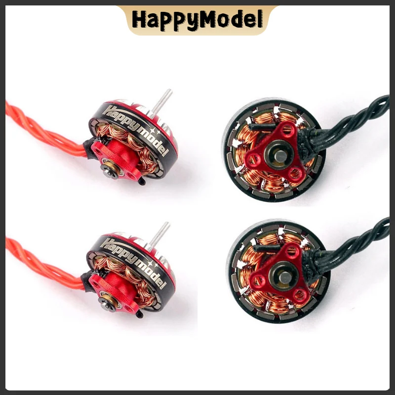 4PCS HappyModel EX1102 1102 8500KV 9000KV 10000KV 13500KV 2-3S Brushless Motor for Mobula7 HD 75mm 85mm Tinywhoop Drones