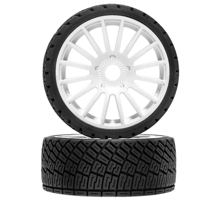 4 قطعة إطارات سيارات سباق Rc لـ 1/7 1/8 WRC KM FS KKPIT Mjx Rc قطع غيار السيارات