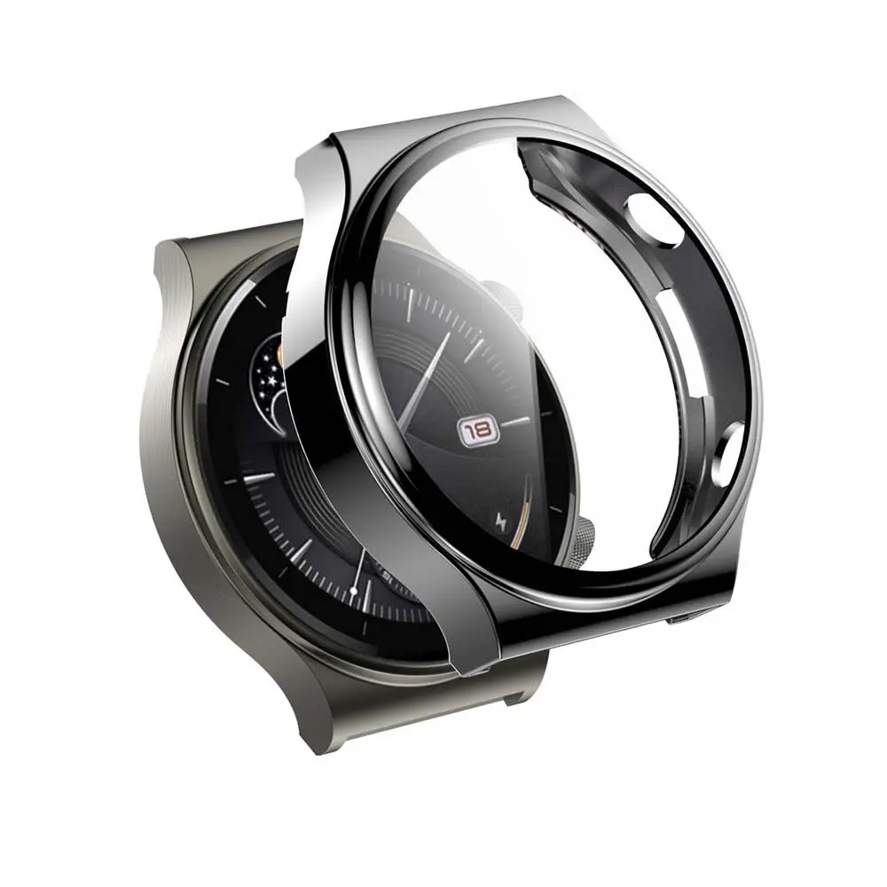 Capa tpu acessórios para smartwatch, capa protetora completa para huawei watch gt 2 pro