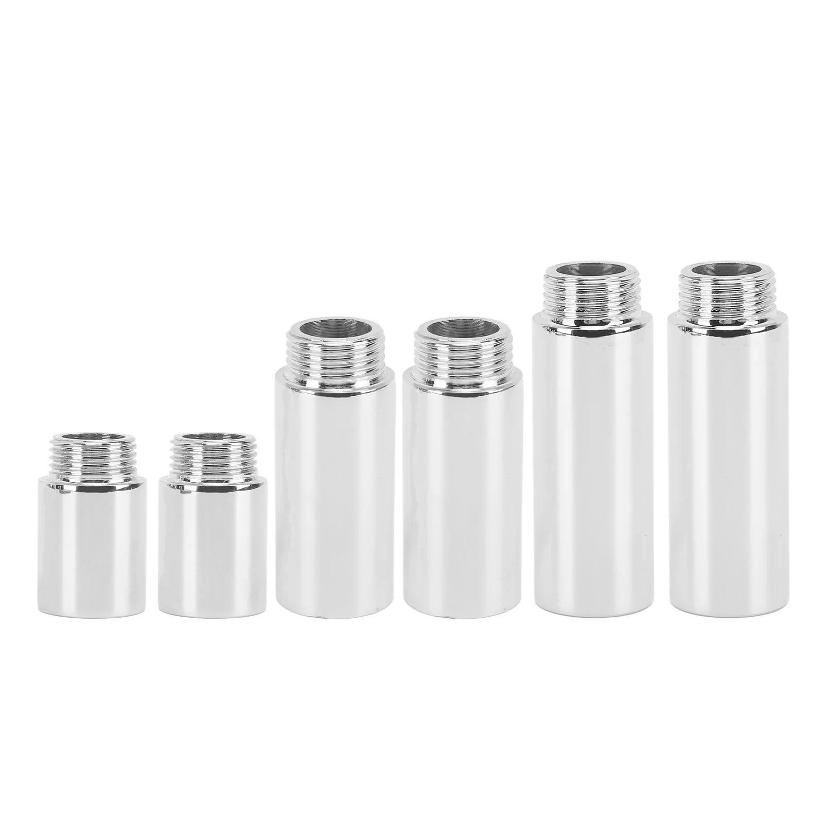 

2PCS Shower Arm Extension Stainless Steel Chrome Plating Shower Head Extension Pipe for Bathroom