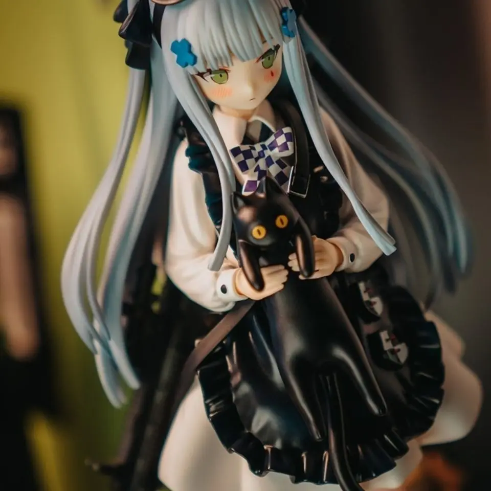 ฟิกเกอร์อนิเมะ Girls Frontline HK416 แบล็คแคท ของขวัญน่ารัก ตุ๊กตาสาวน้อย วัสดุ PVC ของสะสม โมเดล ของตกแต่ง ของเล่น ของขวัญ