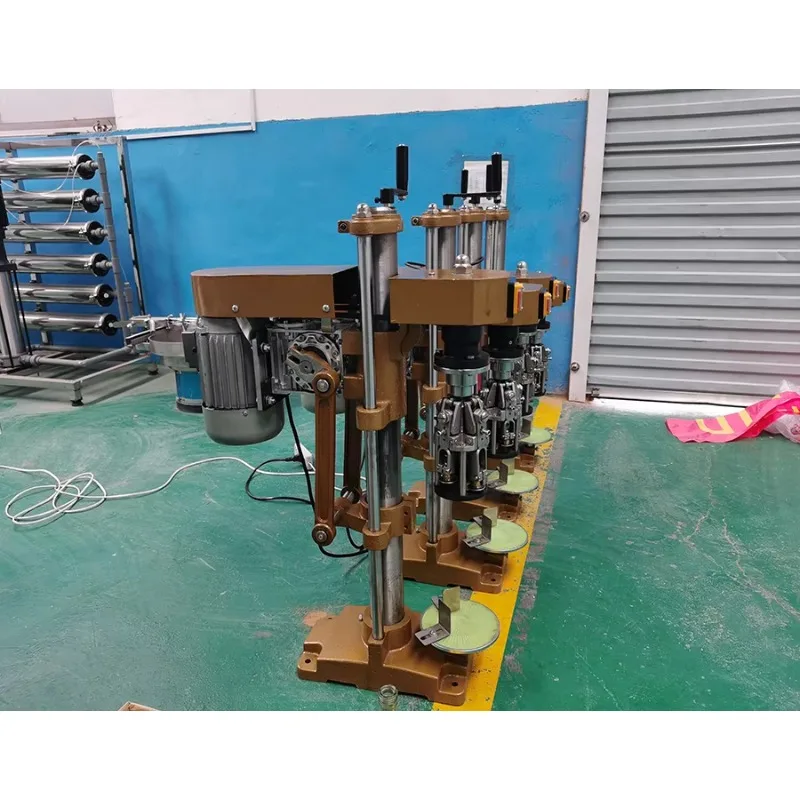 Wine Bottle Capper Semi Automatic Aluminum Ropp Cap Crimping Sealing Machine Customized