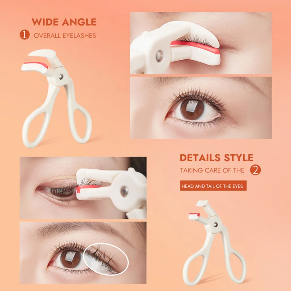 Portable One-Clip Eyelash Curler Easy To Operate Gecomo Long-Lasting Styling Wide-Angle And Partial Eyelash Curler