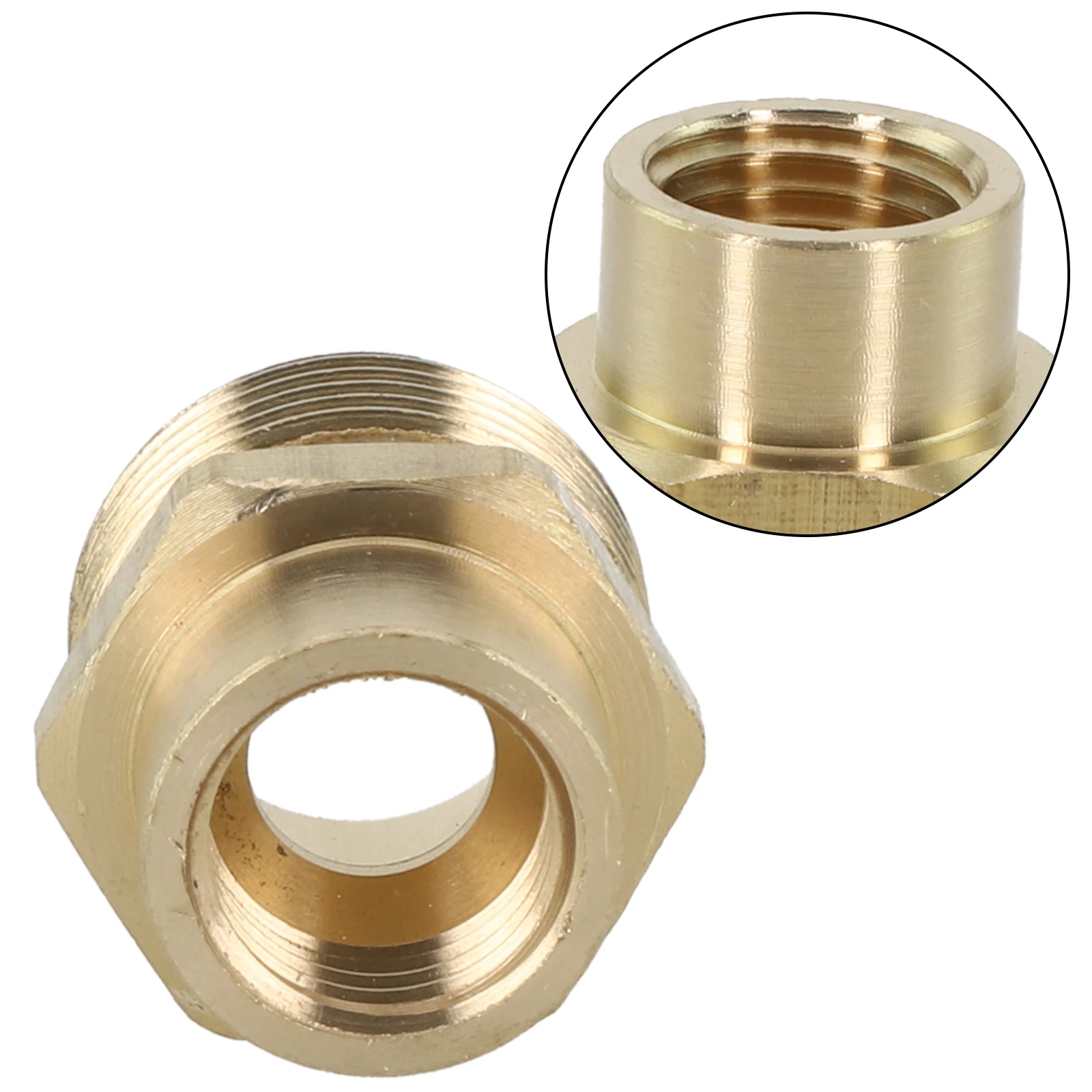 High Pressure Adapter 14x1.5 mm Female to 22x1.5 mm Male Quick Connect Brass Fitting for Standard Equipment High
