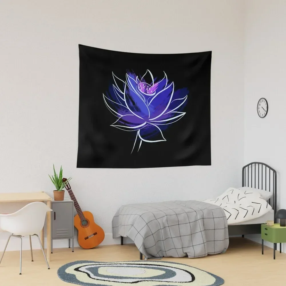 

Delicate Black Lotus Tapestry Things To Decorate The Room Room Decorations Tapestry