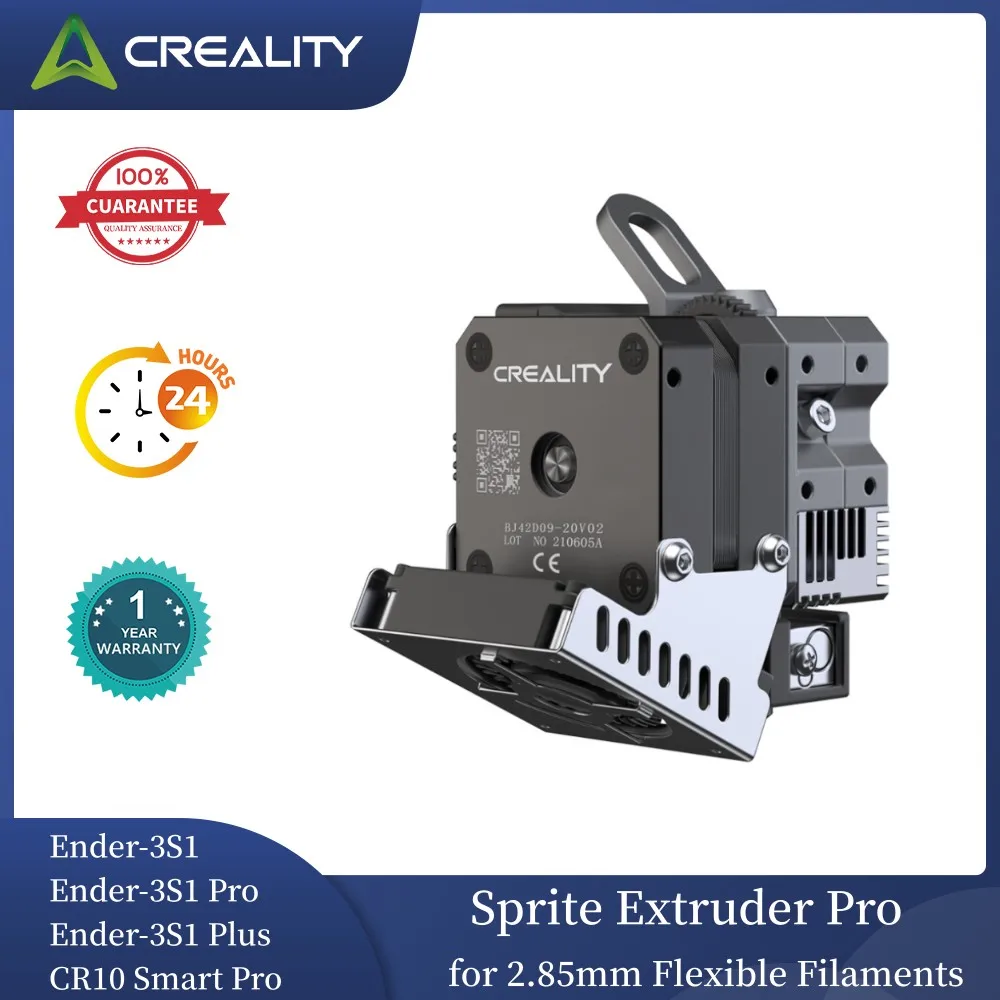 Creality Sprite Extruder Pro+ for 2.85mm Flexible Filaments Full-Metal Design for Ender-3S1/Ender-3S1 Pro/Ender-3S1Plus Printer