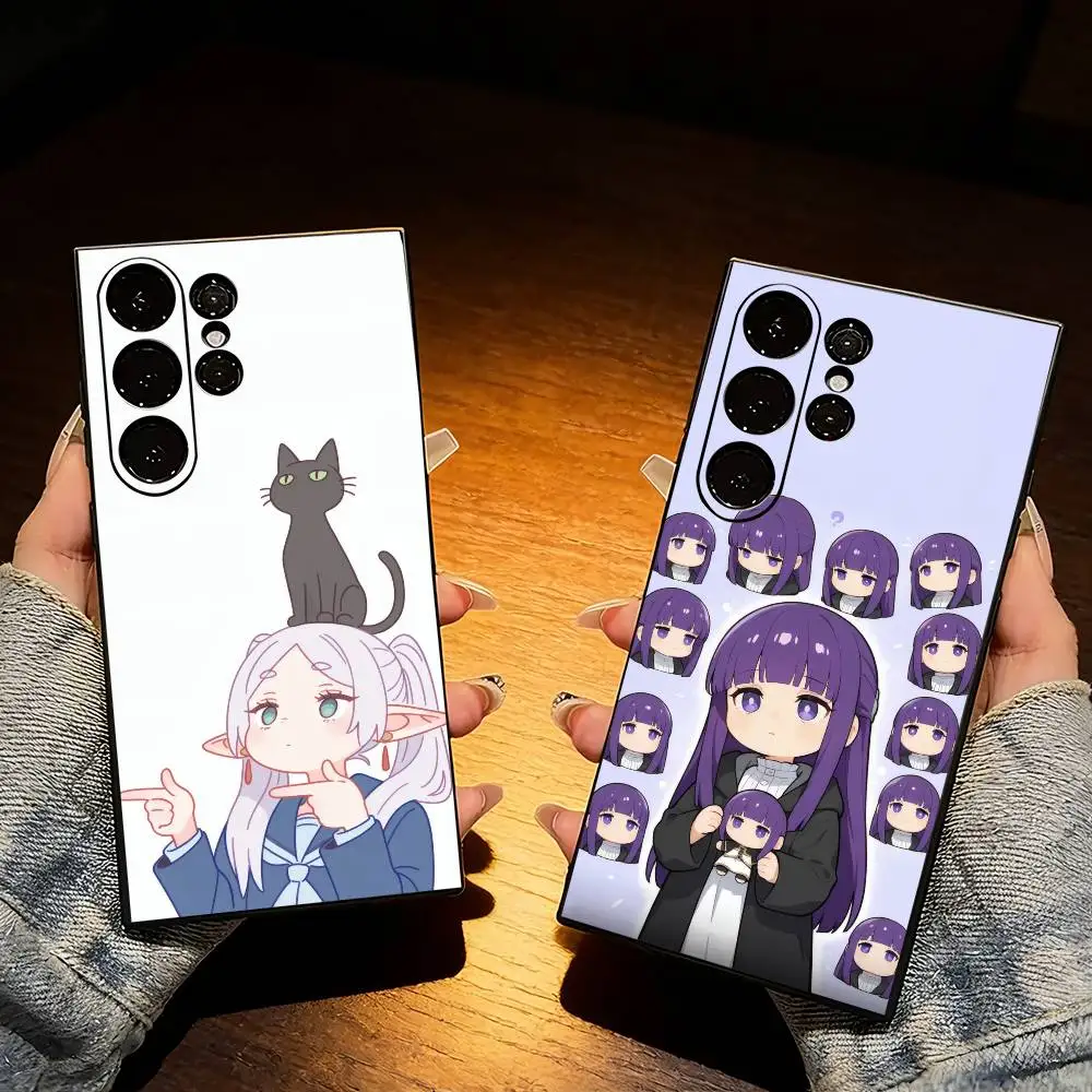 Sousou NO F-FrierenS 2nd Anime Phone Case For Samsung S25,S24,S21,S22,S23,S20,Ultra,S26,Plus,Fe,Note,5G Black Cover